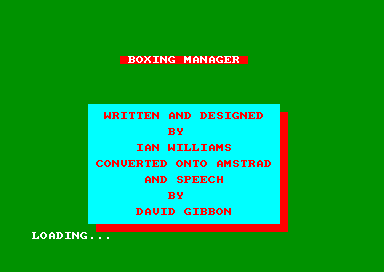 Boxing Manager 